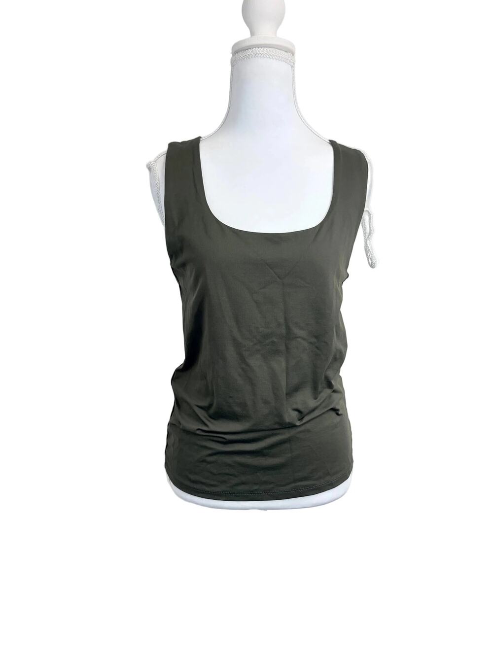 Zara olive green sleeveless top